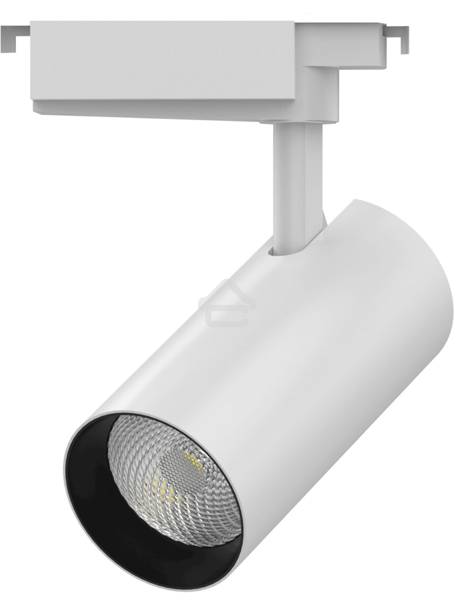 Светильник трековый цилиндр 32W 2940lm 4000K 180-220V IP20 75*216мм белый линза 36º LED