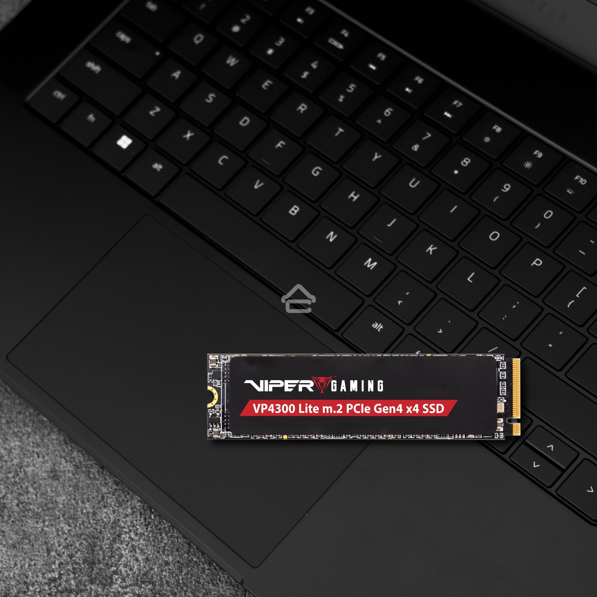 Накопитель SSD Patriot Viper VP4300 Lite, 4Tb, PCIe 4.0 x4, M.2 2280, NVMe, R/W 7400/6000, с радиатором
