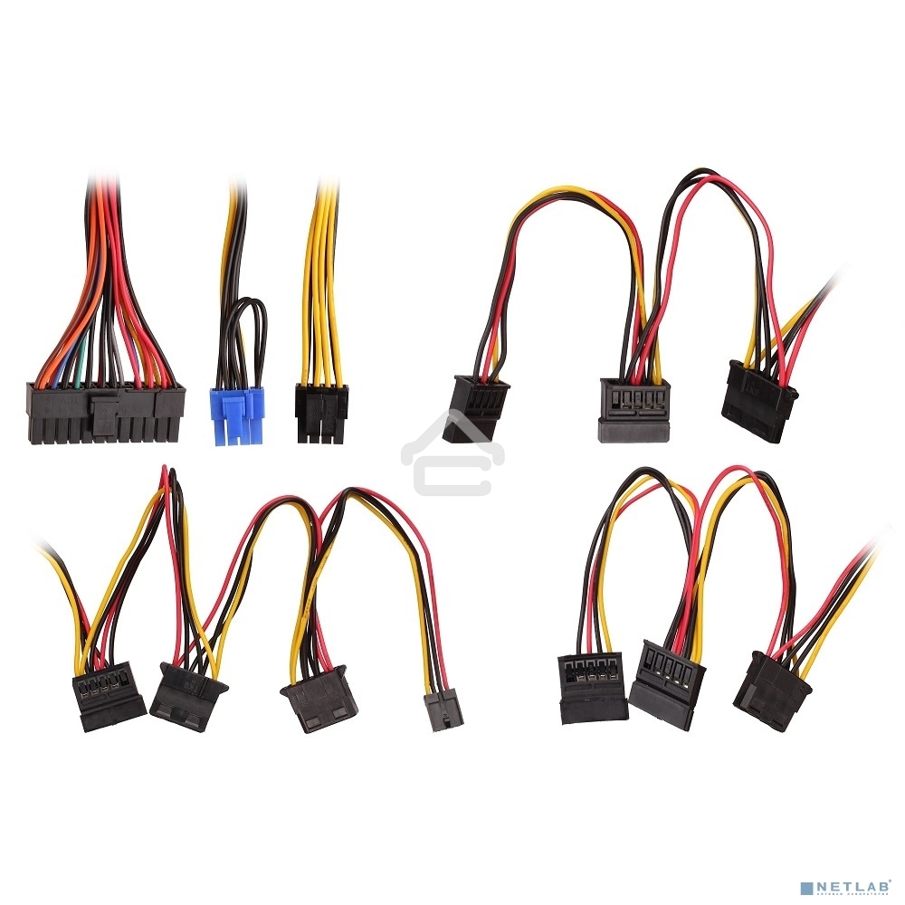 Блок питания ExeGate 550PPX RTL (EX282073RUS), 550Вт, 140мм, черный