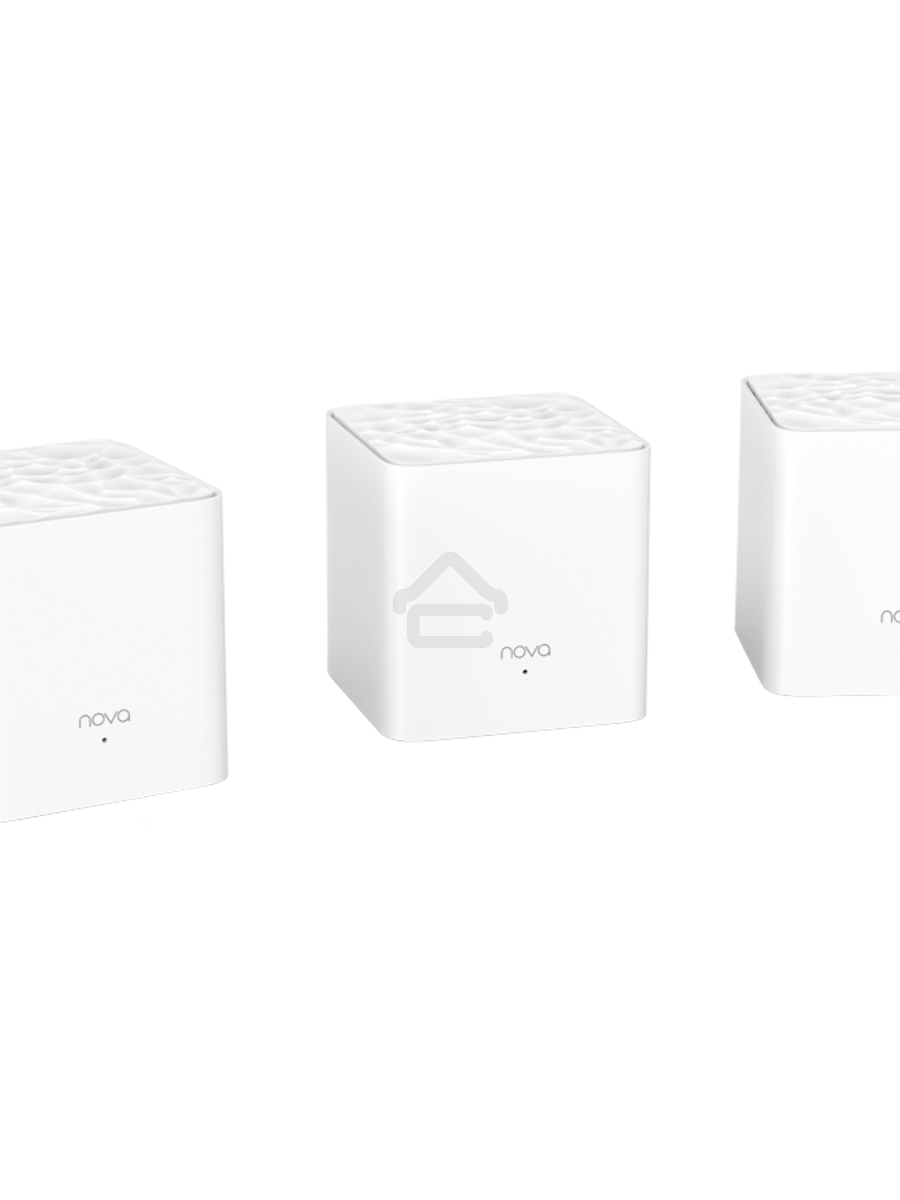 Двухдиапазонная Wi-Fi Mesh система Tenda nova MW3 (3 роутера) АС1200 , 2 порта fast ethernet RJ45