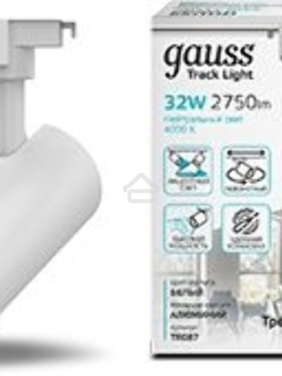 Светильник трековый цилиндр 32W 2940lm 4000K 180-220V IP20 75*216мм белый линза 36º LED