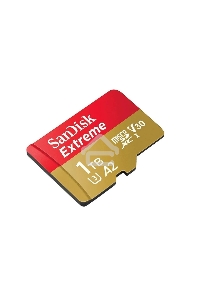 Флеш карта microSDXC SanDis 1024GBEXTREME Class 10, UHS-I, W130, R 190 МБ/с, <SDSQXAV-1T00-GN6MN> без адаптера на SD