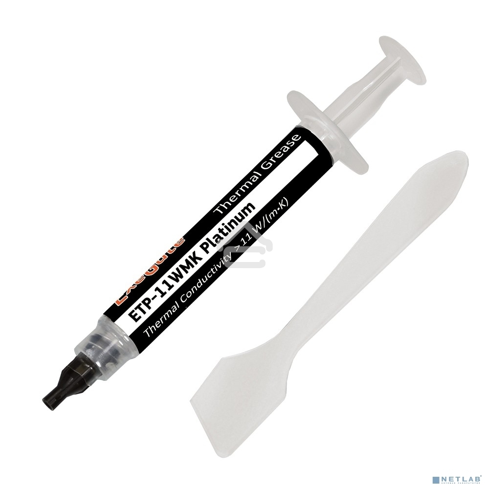 Термопаста ExeGate ETP-11WMK Platinum, шприц с лопаткой, 2г