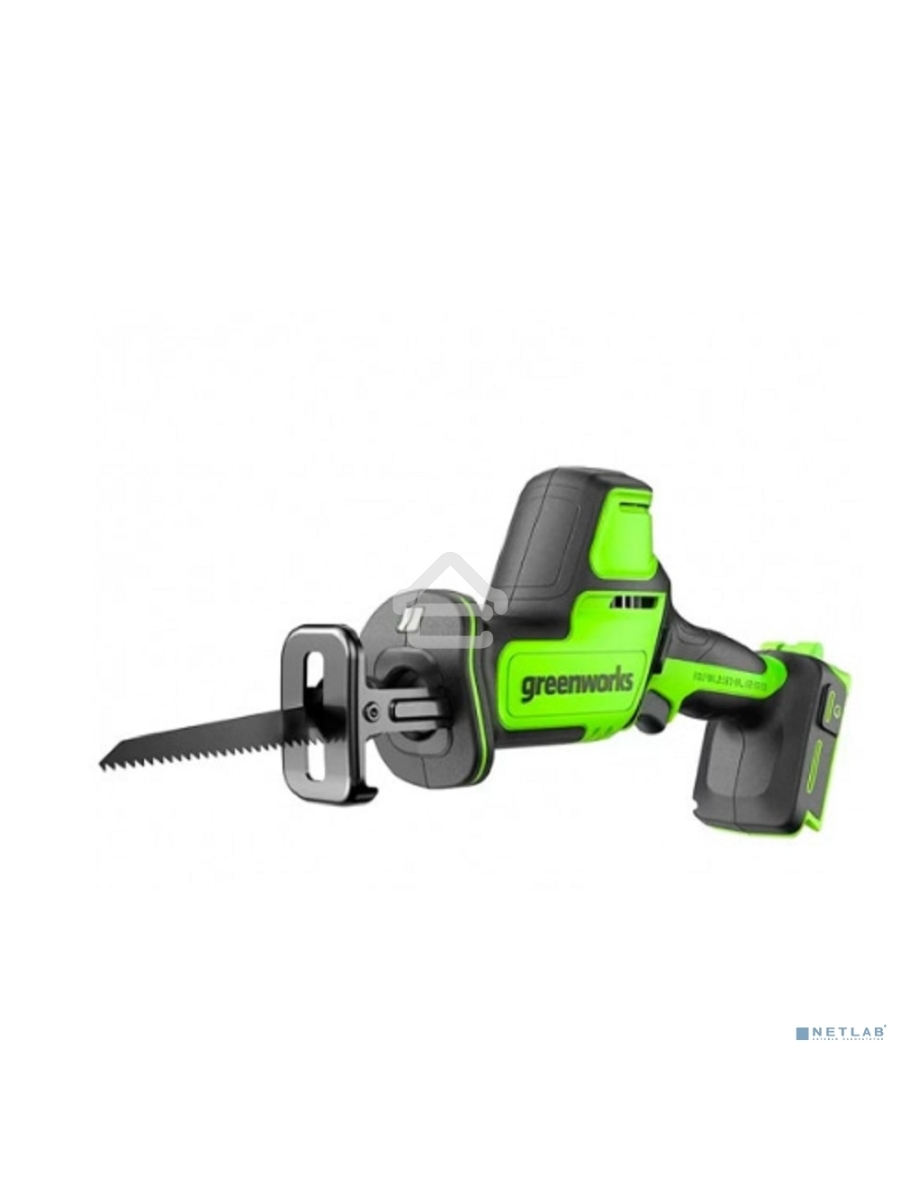 Пила сабельная аккумуляторная GreenWorks GPT-CRS-25, 24V, бесщеточная, без АКБ и ЗУ  (1200507)
