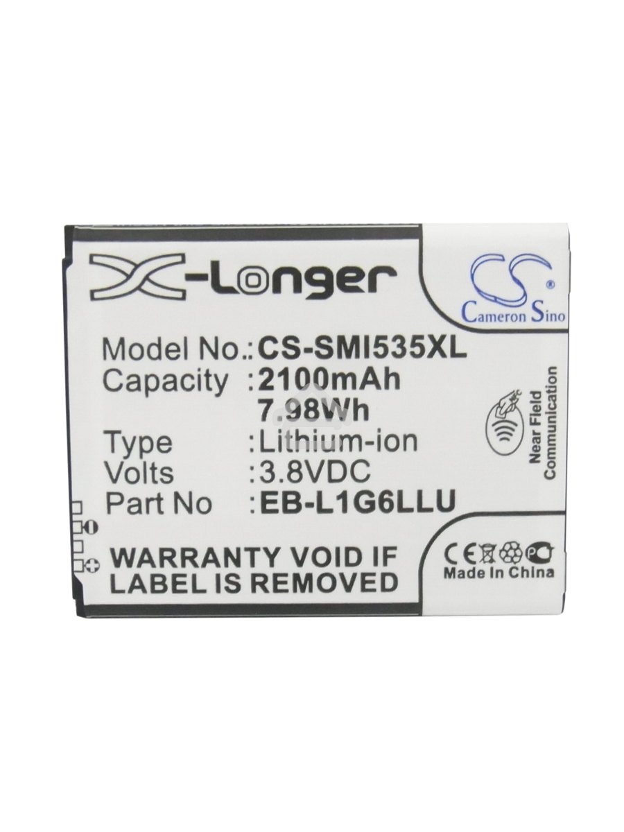 Аккумулятор CameronSinoCS-SMI535XL для Samsung Galaxy S3 I93003.8V / 2100mAh / 7.98Wh
