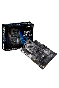 Материнская плата ASUS PRIME B450-PLUS, AM4, AMD B450, 4xDDR4, 6xSATA, 1xM.2, 1xPCIe 3.0 x16, 1xPCIe 2.0 x4, 3xPCIe x1, 1x 1Gb LAN, 2xUSB 3.2 Gen 1, 2xUSB 3.2 Gen 2, 1xUSB 2.0, 3x3.5 мм, 7.1, ATX