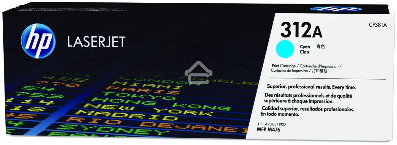 Тонер Картридж HP 312A CF381A голубой для HP CLJ Pro M476 (2400 стр.)