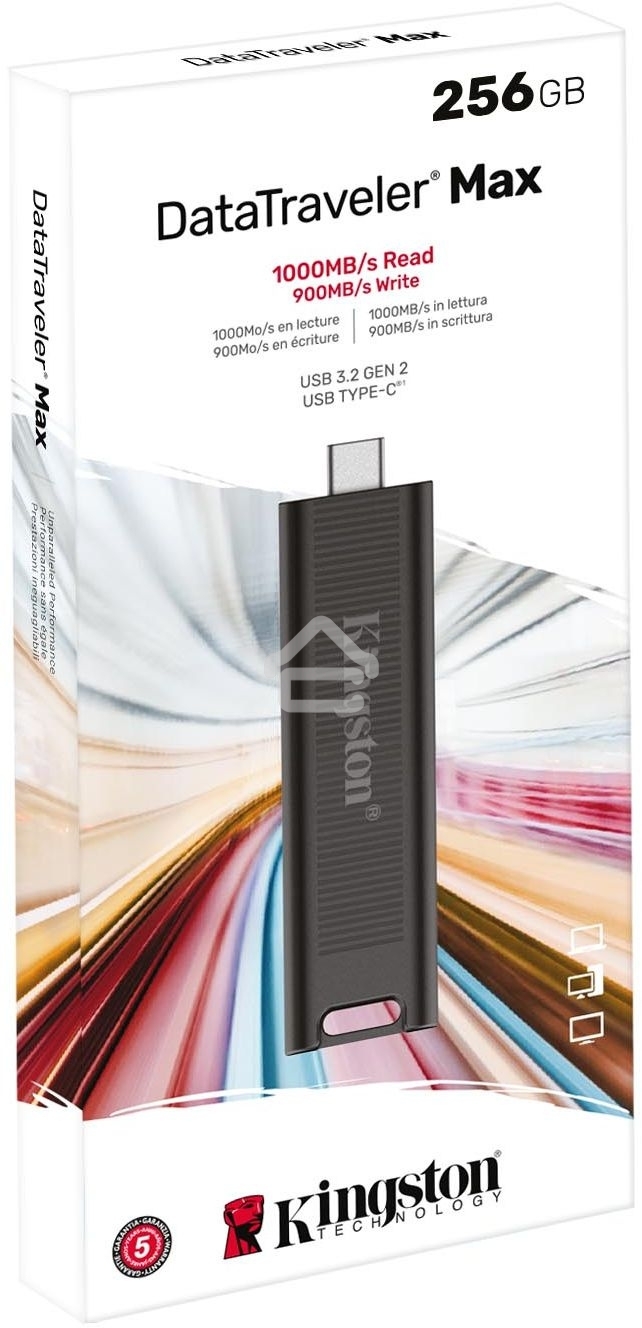 Флешка USB Kingston 256Gb USB 3.2 Gen 2 DataTraveler Max, Type-C
