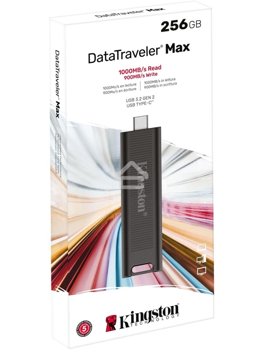 Флеш диск KINGSTON 256GB USB 3.2 Gen 2 DataTraveler Max, Type-C