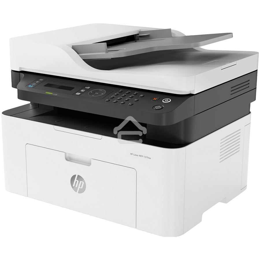 МФУ лазерный HP Laser MFP 137fnw (4ZB84A), A4, ч/б, печ. до 20 стр/мин., скан. до 15 стр/мин. (ч/б) 6 стр/мин. (цвет), 1200 x 1200 dpi (печать) 600x600dpi (скан.), USB, RJ-45, Wi-Fi, Air Print, Mopria