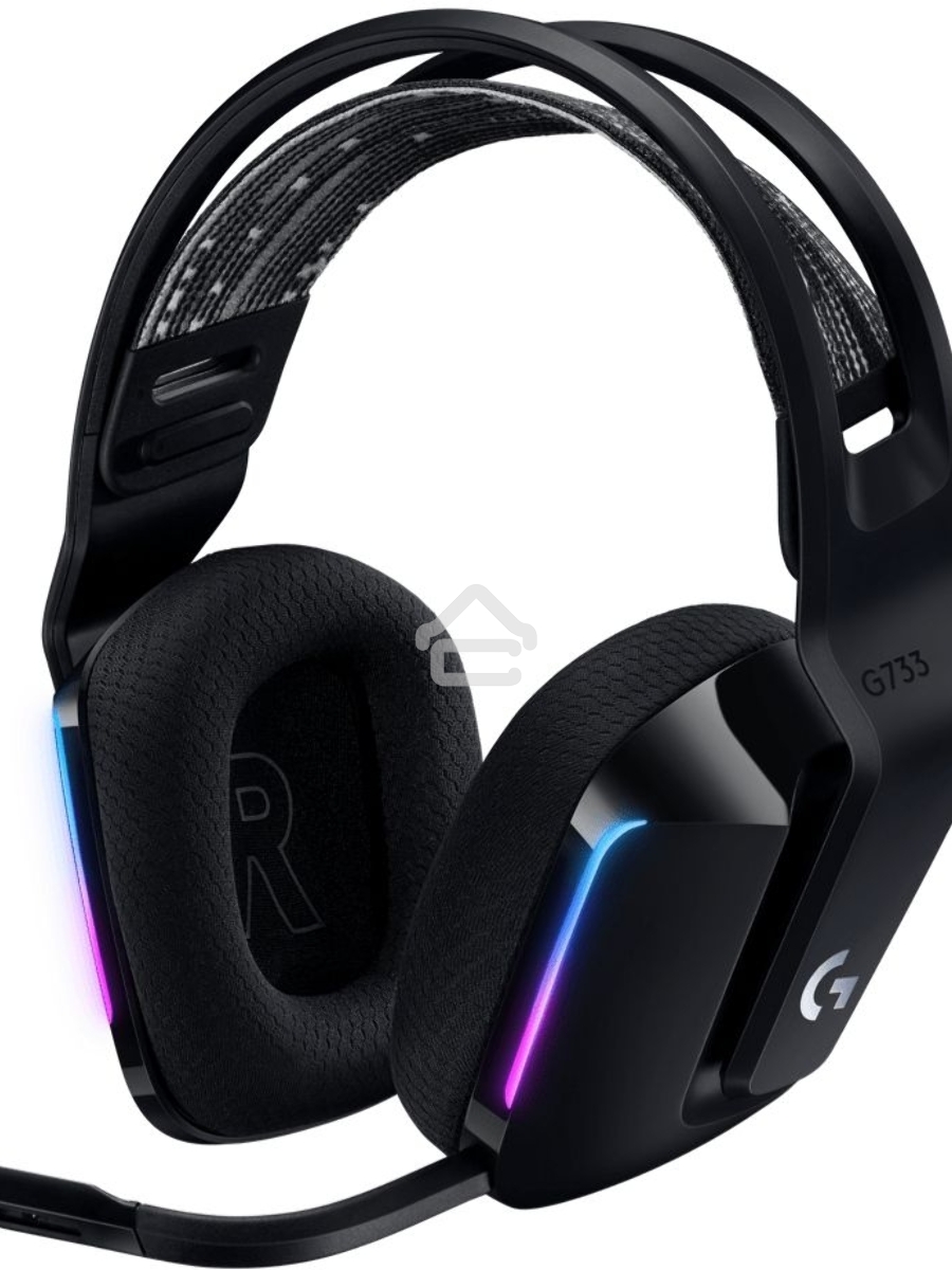 Наушники LOGITECH G733 LIGHTSPEED Wireless RGB Gaming Headset - BLACK - 2.4GHZ - EMEA