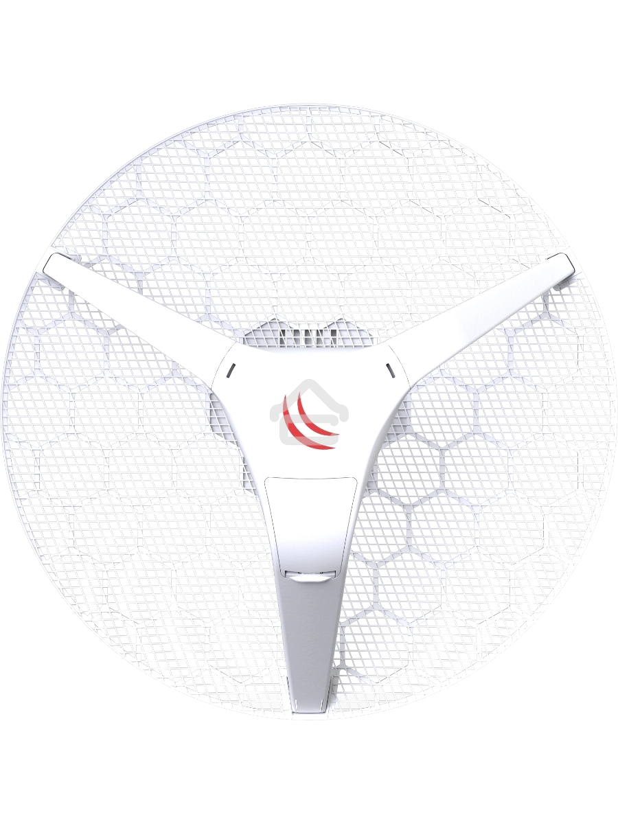 Точка доступа MikroTik LHG 5 Tripack (Three units of LHG 5 with 24.5dBi 5GHz antenna, Dual Chain 802.11an wireless, 600MHz CPU, 64MB RAM, 1x LAN, POE, PSU, RouterOS L3) – all three antennas in single box