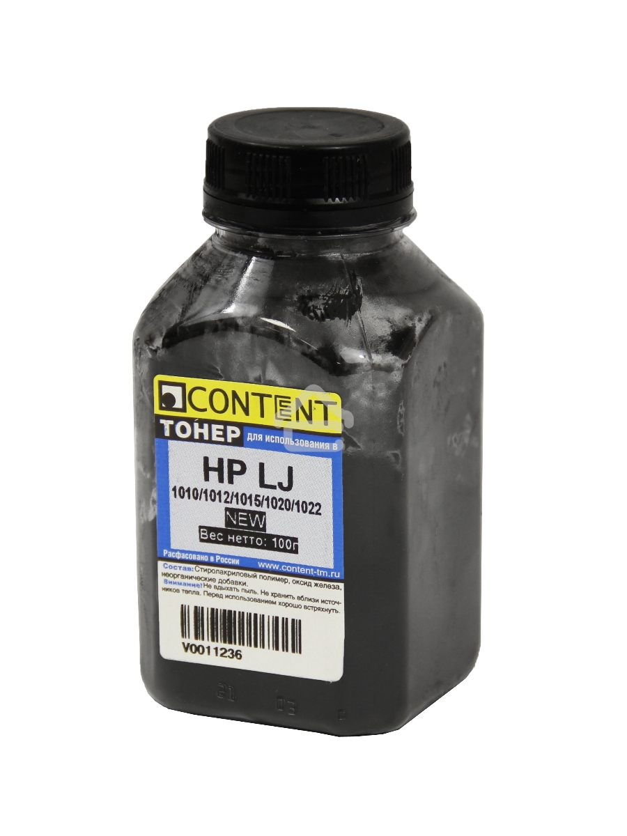 Тонер Content - для HP LJ 1010/1015 100 гр. банка