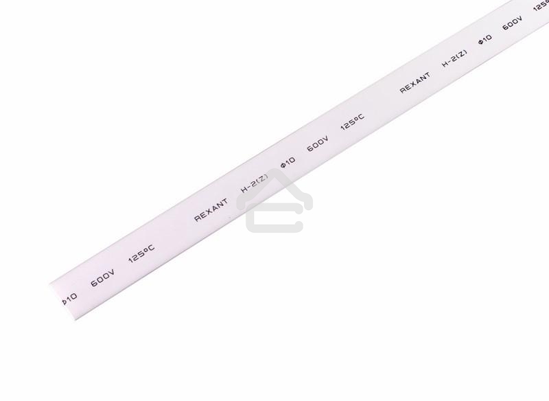 Трубка термоусадочная Rexant 10.0/5.0 1 м белый