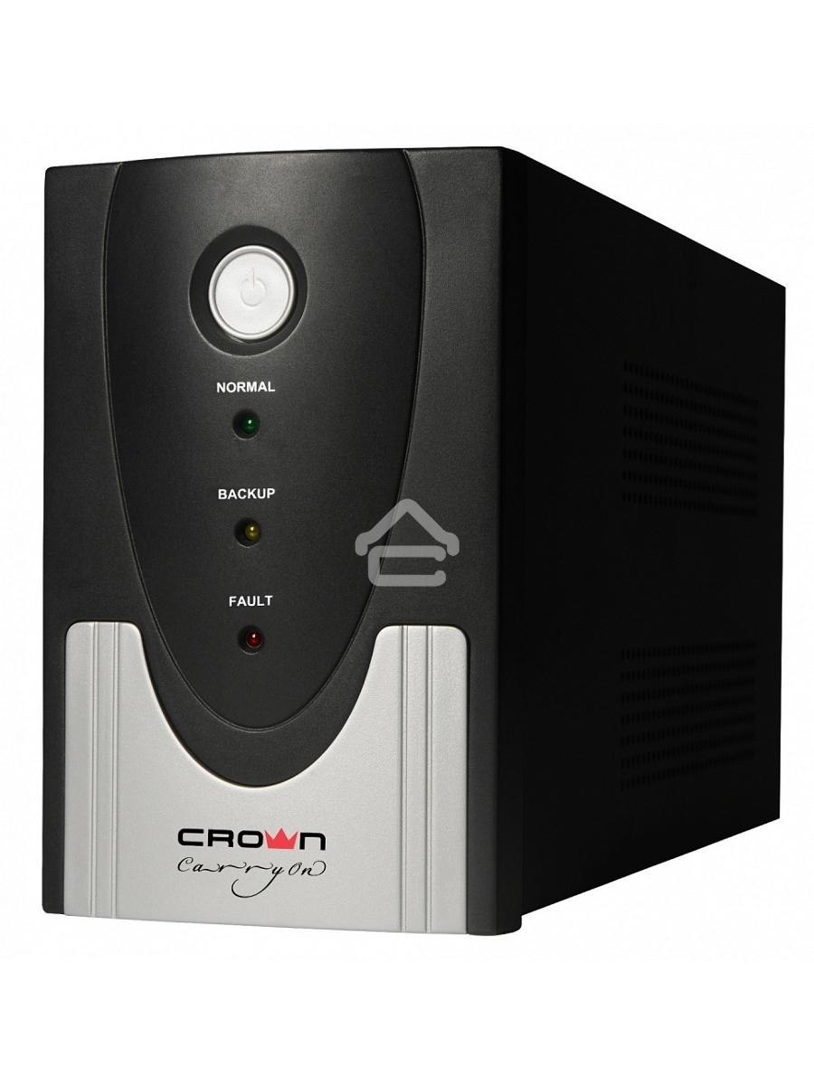 Источник бесперебойного питания CROWN Line Intractive CMU-SP650IEC USB 650VA\360W, корпус металл, 1x12V/7AH, розетки 6*IEC, трансформатор AVR 140-290V, cъёмный кабель 1.2 м, порт RJ11/45, порт USB, защита: от перегрузки, от КЗ, от скачков напряжения