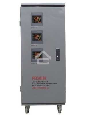 Стабилизатор  трехфазный АСН- 15 000/3-Ц Ресанта