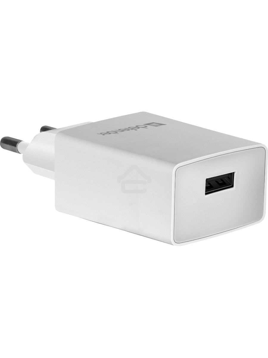 Сетевой адаптер Defender 1xUSB, 5V/2.1А , белый (UPA-21) (83571)