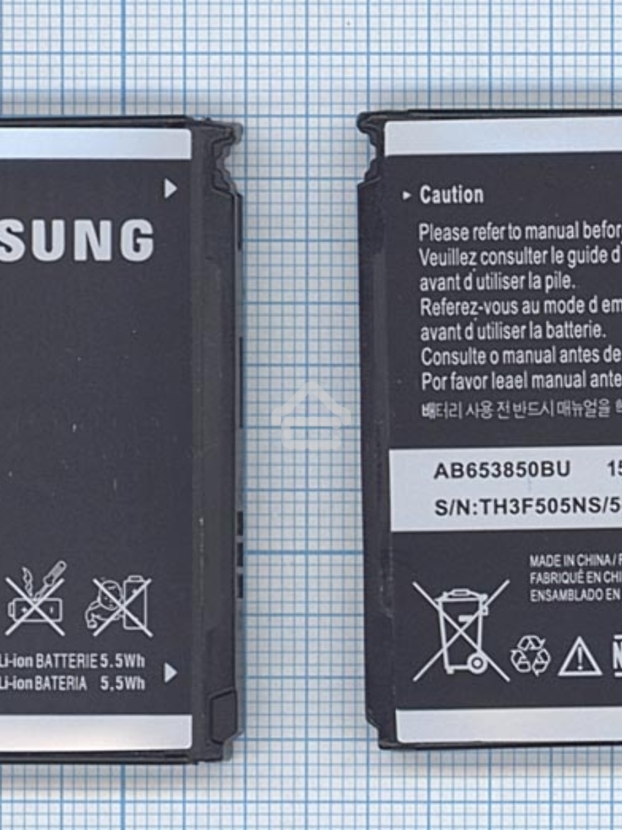 Аккумуляторная батарея AB653850CE для Samsung GT-i7500/GT-i7500H/GT-i8000 Omnia II 3.7v 5.5Wh