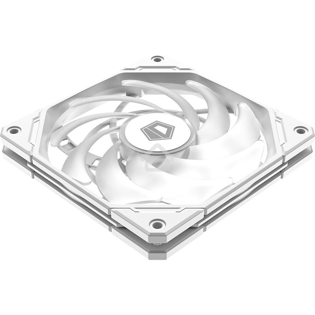 Вентилятор для корпуса ID-Cooling NO-12015-XT ARGB SNOW белый, 120 мм, 2000 об/мин, 31.2 дБ, 4 pin