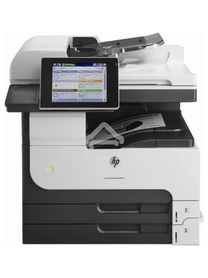 МФУ лазерный HP LaserJet Enterprise MFP M725dn (CF066A), A3, ч/б, печ. до 41 стр/мин., скан. до 50 стр/мин., 1200 x 1200 dpi (печать) 600x600dpi (скан.), USB, RJ-45, Air Print