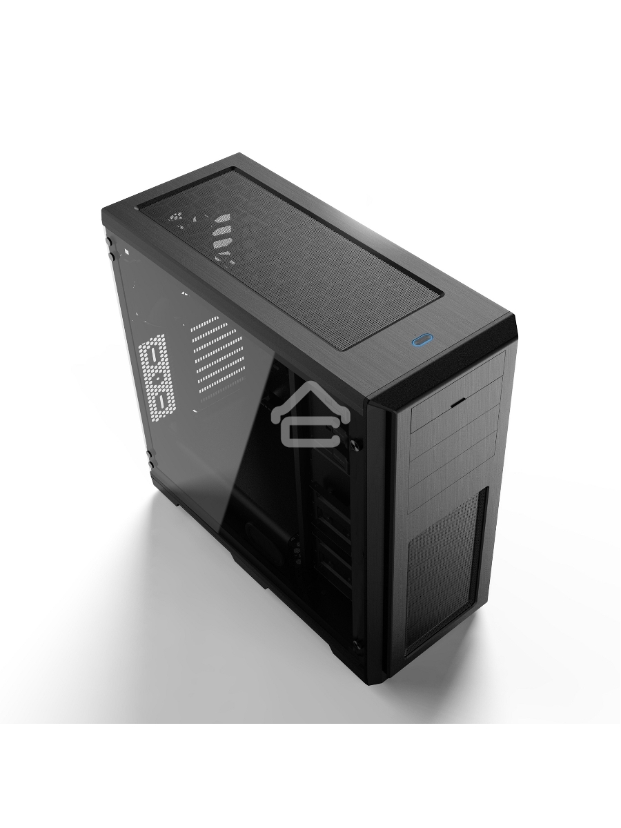 Корпус PHANTEKS Enthoo Pro Tempered Glass, Black, без БП, PWM Hub, Full-Tower