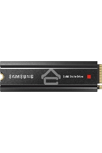 Накопитель SSD Samsung 980 PRO, 1TB, PCIe 4.0 x4, M.2 2280, NVMe, R/W 7000/5000, с радиатором