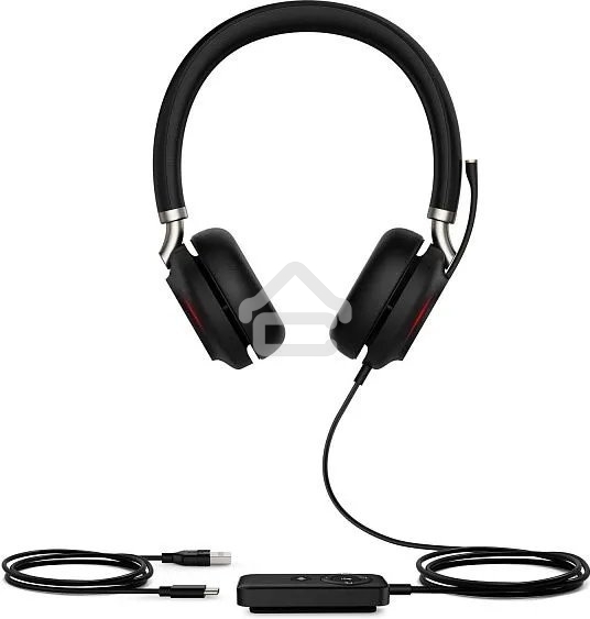 Гарнитура беспроводная USB/Bluetooth Yealink UH38 Dual UC-BAT черный