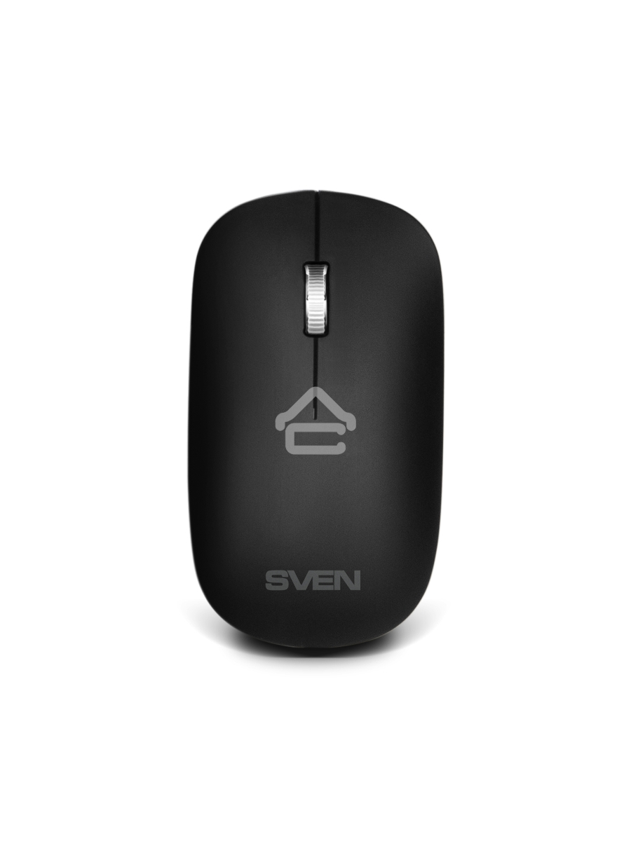 Беспроводной набор Sven ножничная клавиатура + мышь KB-C2550W чёрный (109 кл.,12Fn, 1000DPI, 2+1 кл.)