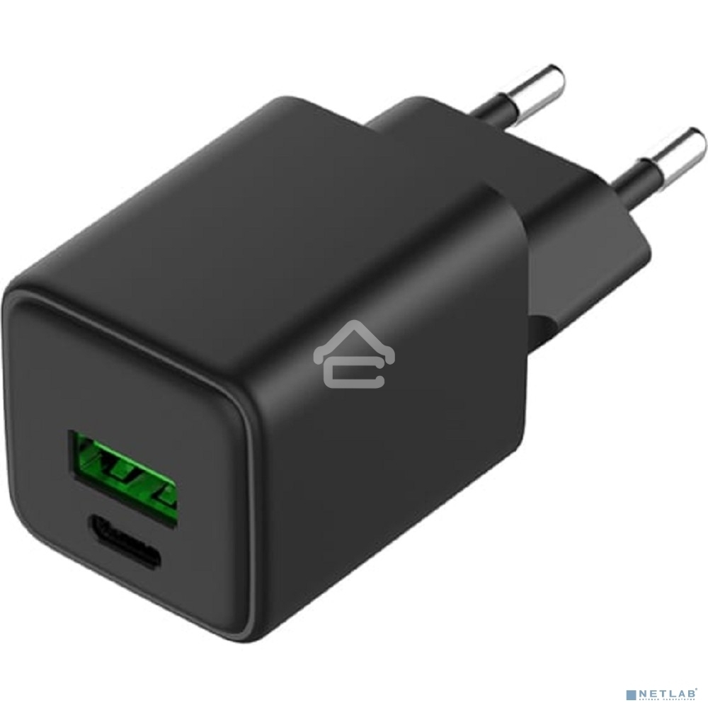 Сетевое зарядное устройство с двумя портами USB-A и Type-C, 30Вт GaN Rexant