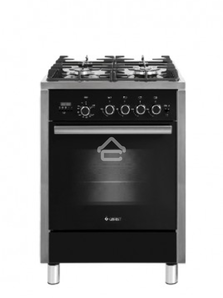 Плита газовая Gefest ПГ 6700-04 черный, конфорок 4 шт, духовка 52 л, 60 см x 85 см x 60 см
