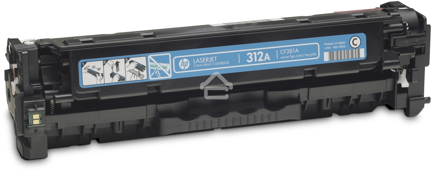 Тонер Картридж HP 312A CF381A голубой для HP CLJ Pro M476 (2400 стр.)