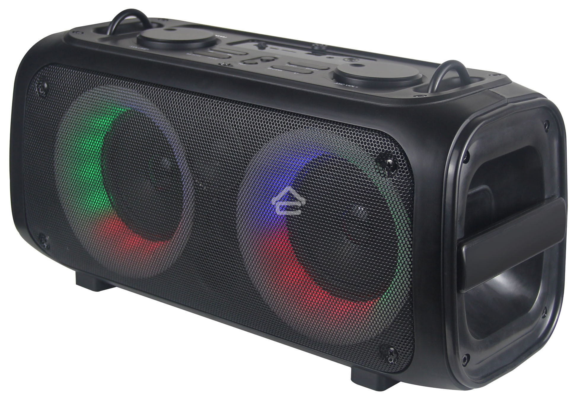 Портативная колонка Hyundai H-PS1030 черный/черный 40 Вт 2.0 BT 10м 3600mAh