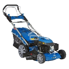 Бензиновая газонокосилка HYUNDAI L 4610SE самоходная, электрозапуск, двигатель Hyundai ICV145,4-х такт, 3.5 л.с./145 см3, Ширина среза 45,7 см, Высота среза 25-75 мм, 35 кг