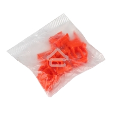 Крепеж-клипса оранжевая d20 мм Plast PROxima(10 шт)