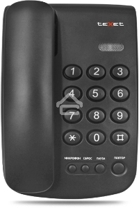 Проводной телефон teXet TX-241 черный