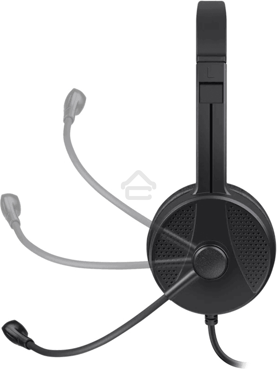 Гарнитура проводная Defender Tune 160 (черный, провод 1.8 м) (63164)