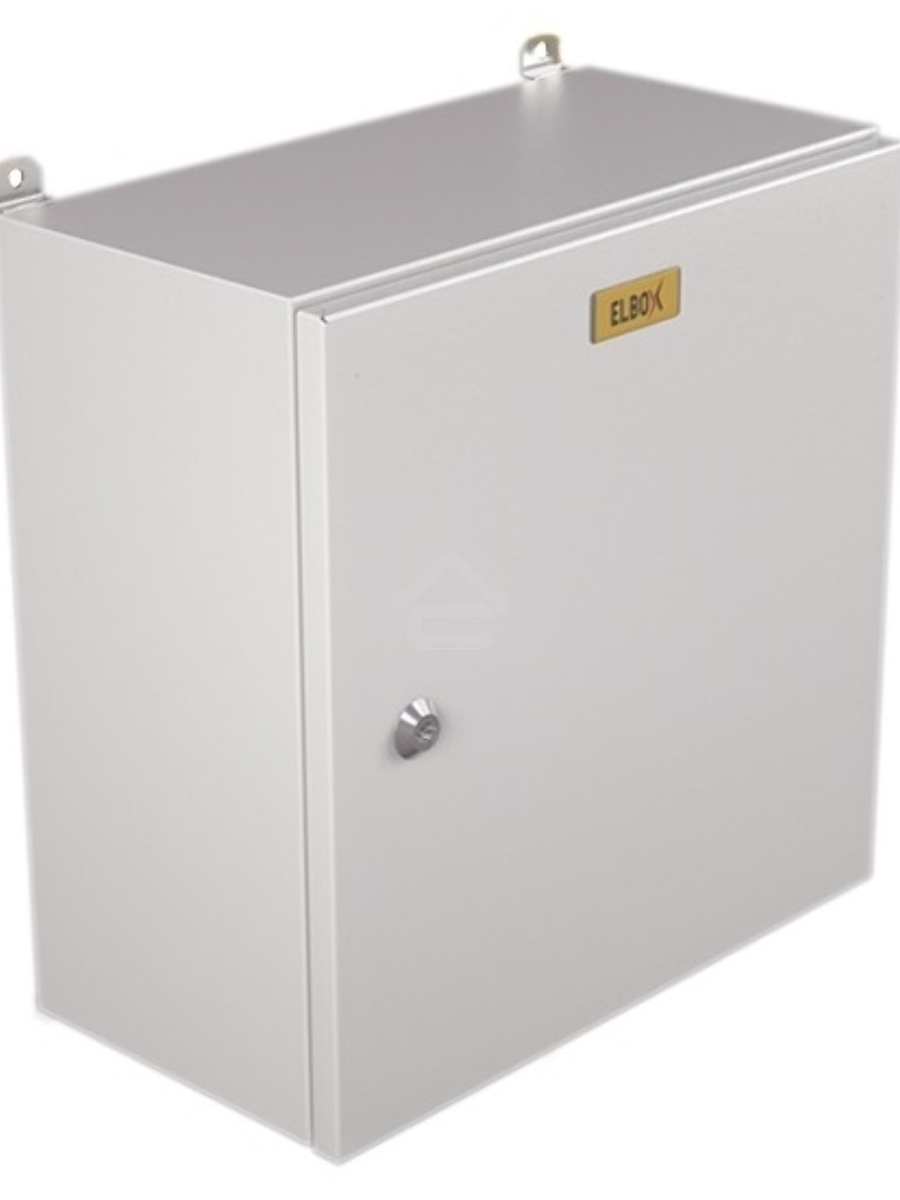 Шкаф электротехнический настенный Elbox EMW, IP66, 300х300х210 мм (ВхШхГ), дверь: металл, металл, цвет: серый