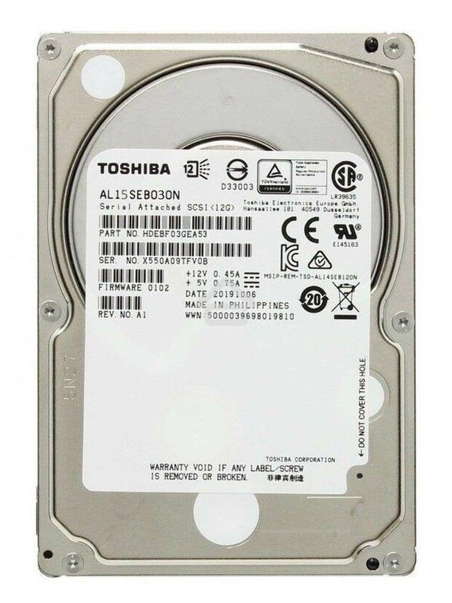 Жесткий диск Toshiba 300GB  SAS2.5