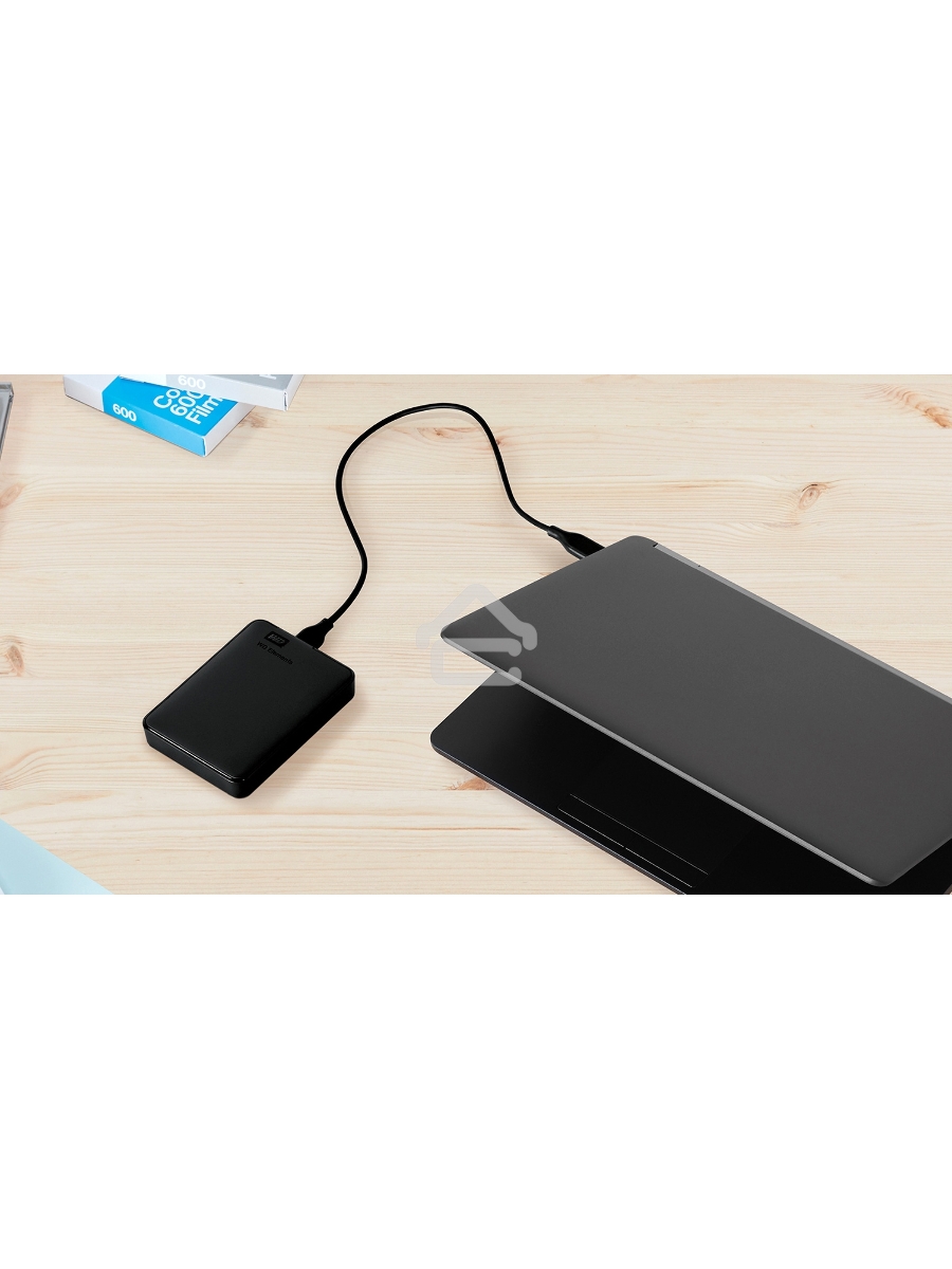 Внешний жесткий диск HDD WD 1Tb Original USB 3.0 WDBUZG0010BBK-WESN Elements Portable 2.5
