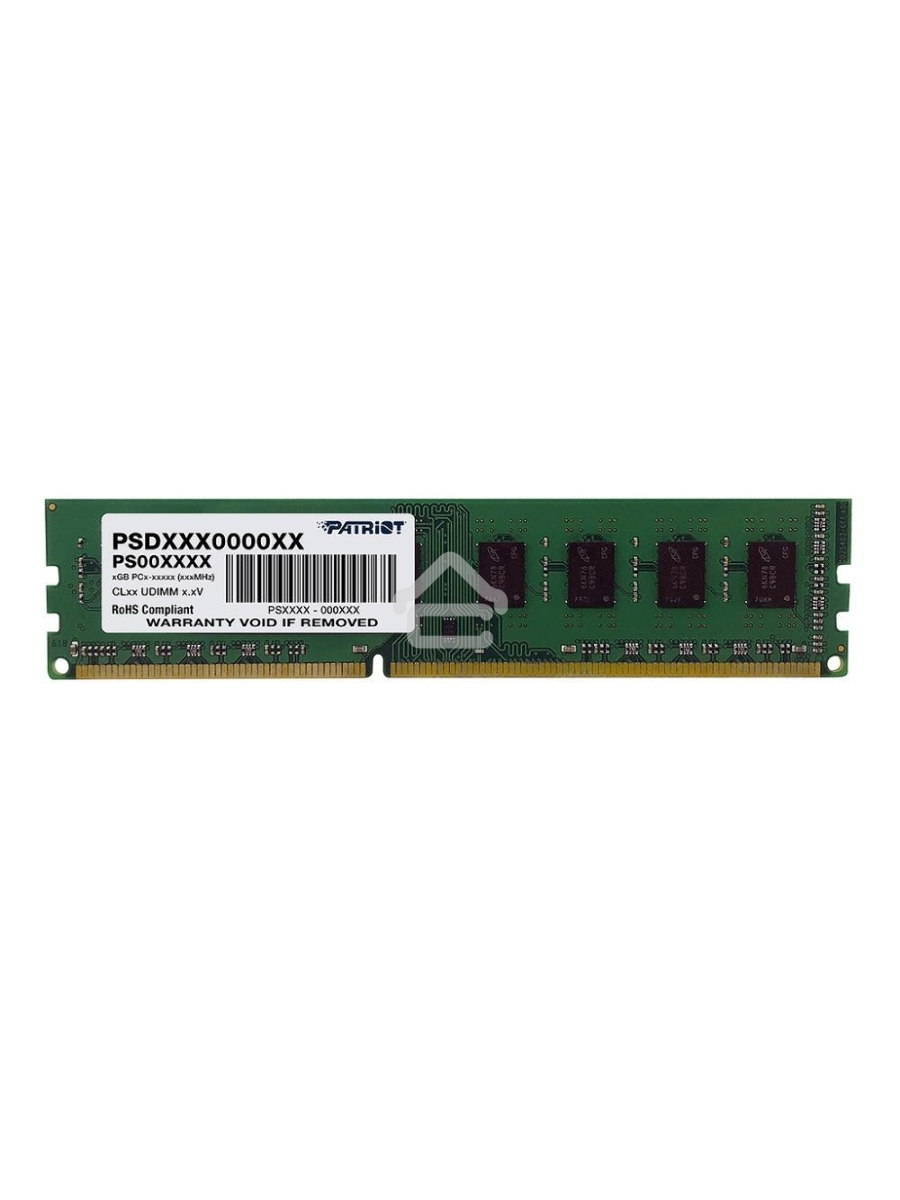 Оперативная память Patriot Signature, DDR4, 4GB (1x4 GB), 2666 MHz, CL19, DIMM
