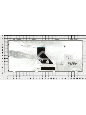 Клавиатура для ноутбука Toshiba mini NB200 NB300 NB305 серебристая