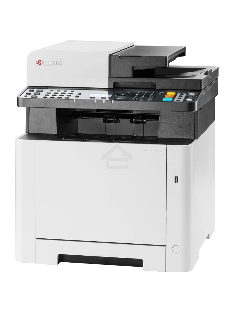 МФУ лазерный Kyocera MA2100cwfx (110C0A3NL0), A4, цветной, печ. до 21 стр/мин., скан. до 30 стр/мин. (ч/б) 23 стр/мин. (цвет), 1200 x 1200 dpi (печать) 600x600dpi (скан.), USB, RJ-45, Wi-Fi, Air Print, Mopria
