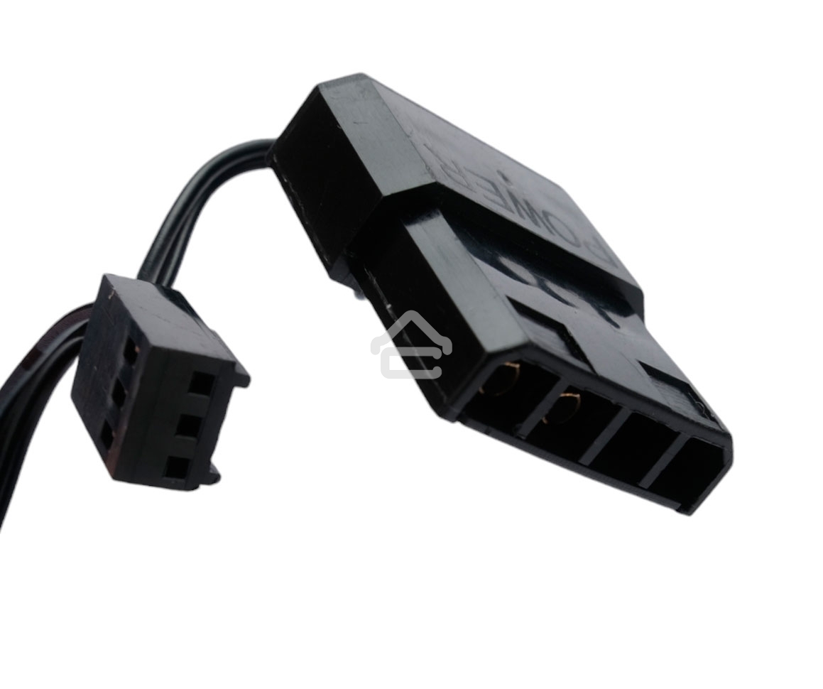 Вентилятор для корпуса Gembird D12025S12L-CF черный, 120 мм, 1200 об/мин, 20.5 дБ, 3 pin