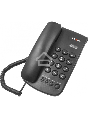 Проводной телефон teXet TX-241 черный