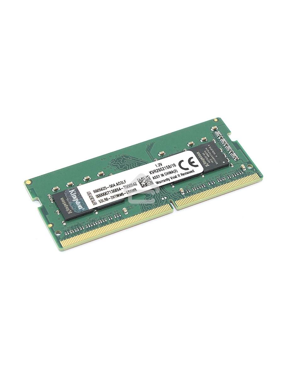 Оперативная память Kingston ValueRAM, DDR4, 16GB (1x16 GB), 2933 MHz, CL21, SO-DIMM