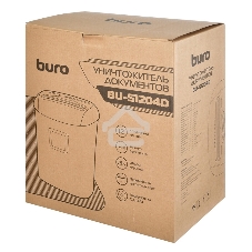 Шредер Buro Office BU-S1204D (секр.P-4)/фрагменты/12лист./21лтр./пл.карты/CD