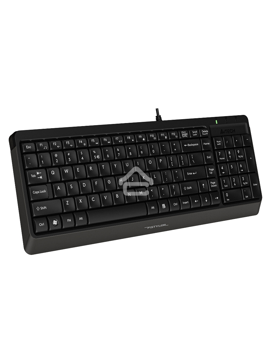 Клавиатура A4Tech Fstyler FK15 проводная, USB, черный