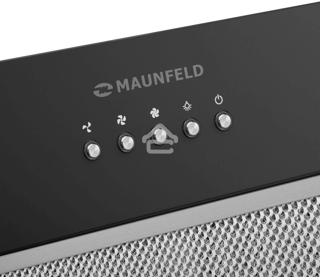 Вытяжка встраиваемая Maunfeld Trapeze 602M черный, 60 см, 1150 куб. м/ч, 54 дБ
