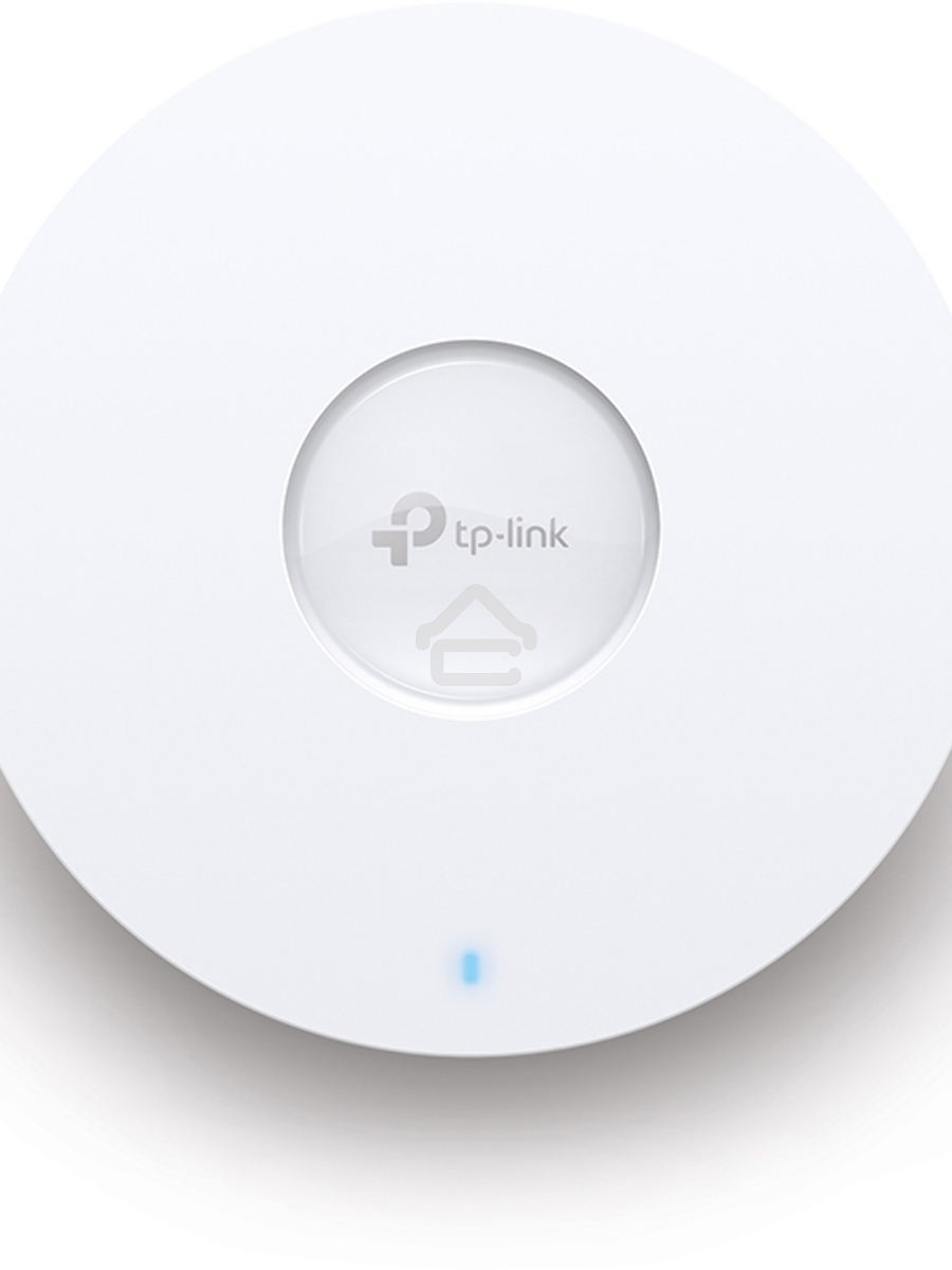 Точка доступа TP-Link 11AX dual-band ceiling access point, up to 1200 Mbit / s at 5 GHz and up to 574 Mbit / s at 2.4 GHz, 1 10/100/1000Mbps LAN port, support PoE 802.3at standard, support BSS coloring, Seamless Roaming, Mesh, Band Steering, Airtime Fairn