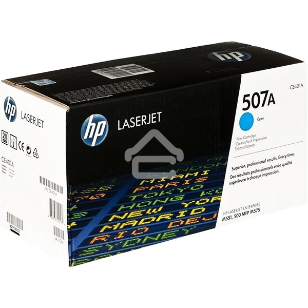 Картридж лазерный HP CE401A голубой для CLJ M551 6000стр.